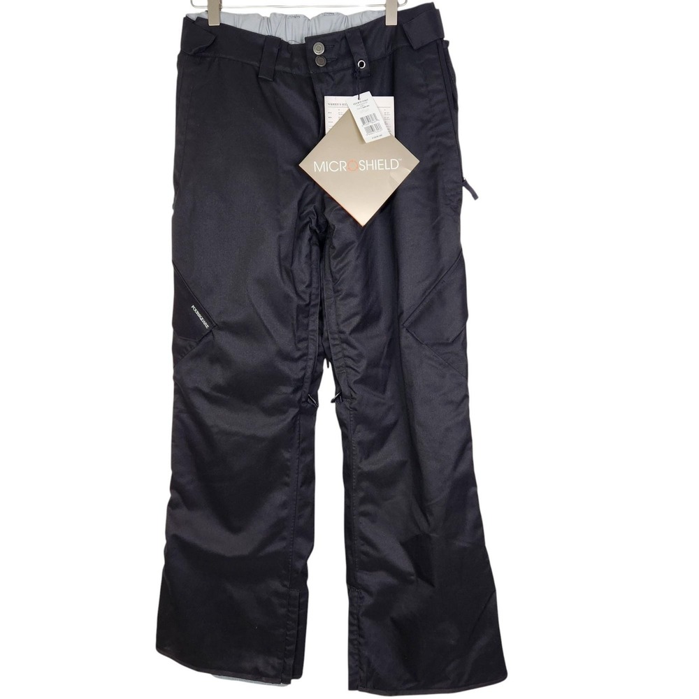 FOURSQUARE Pants Womens Large Blacktop Strut MicroShield Snow Waterproof Ski New